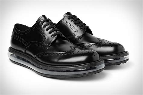 prada levitate wingtip ebay|Prada Levitate Black Leather Brogue Wingtip AirSole Derby .